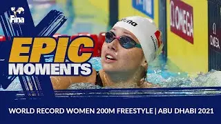 WORLD RECORD WOMEN 200m FREESTYLE FULL EVENT