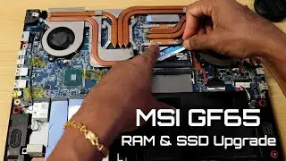 MSI GF65 Thin 10UE Disassembly and Upgrade | NVMe SSD & RAM Upgrade | How to Boost Gaming Laptop