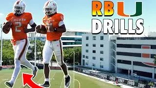Running Backs in Spring Drills | "Full Speed!" | Henry Parrish & Don Chaney Jr.