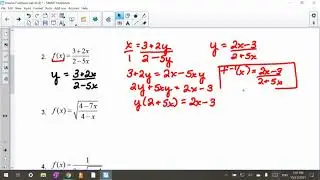 PreCalculus Inverse Functions Lab III