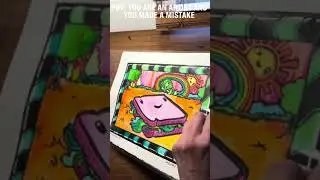 Artist experiencing brain fog #short #artshorts