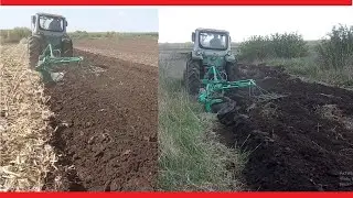 Пряма оранка кукурудзи та цілини саморобним плн.