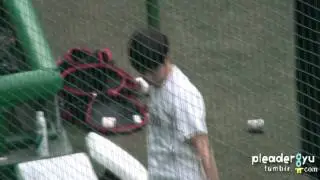 [Fancam] 110525 L practice Baseball League Opening 'Nexen VS KIA'