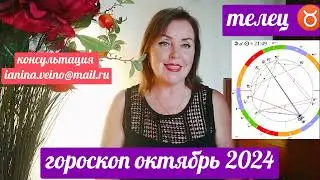 ТЕЛЕЦ ♉ ГОРОСКОП  ОКТЯБРЬ 2024 ОТ ЯНИНАТАРО☀️СОЛНЦЕ