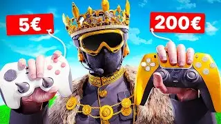 MANETTE À 5€ vs MANETTE À 200€ ! (quelle est la meilleure manette à palettes ?)