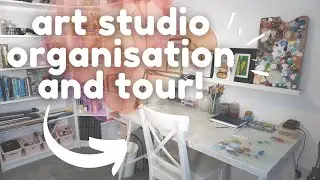 Lets Organise & Tour My Art Studio together!