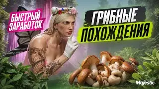 БЫСТРЫЙ ЗАРАБОТОК НА ГРИБАХ | ГРИБНЫЕ ПОХОЖДЕНИЯ #1 В GTA 5 RP | MAJESTIC RP