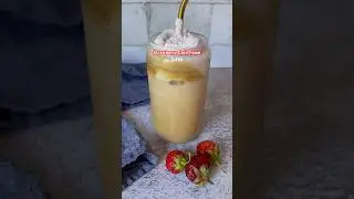 Brown Sugar Strawberry🍓 Cold Foam Latte🥛
