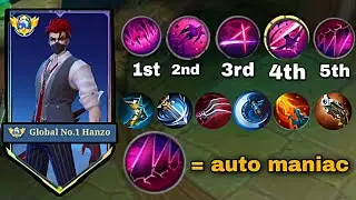 NEW HANZO PERFECT COMBO 2023 ( Hanzo meta build and emblem )
