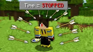 Minecraft But I Can Stop Time!