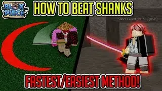 How To Find And Defeat Red-Haired Shanks + Saber Showcase (Easiest / Quickest Method!) | Blox Piece