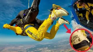SALTO en PARACAIDAS con JORDAN X OFF-WHITE 😱  | VLOG