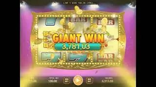 Mega Win and Jacpot on Flaming 7s Slot Machine