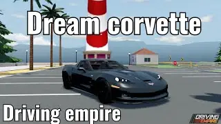 Roblox driving empire i bought my dream chevrolet corvette zr1