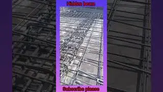 Hidden beam #youtubeshorts #construction #civilengeeniring #buildingmaterial