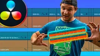 STACKED TIMELINES in DaVinci Resolve 16 - Multiple Timelines