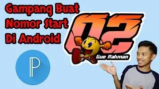 Cara Desain Nomor Start Racing di Android || Tutorial Pixellab