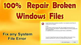 Learn How to Use System File Checker to Repair Broken Windows Files