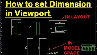 Layout-How to set Dimension in Viewport
