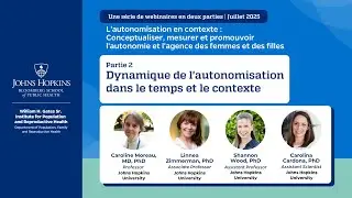 Dynamique de l'autonomisation à travers le temps et le contexte | #Webinar (Partie 2/2)