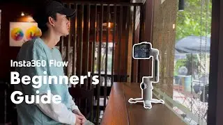 How to use Insta360 Flow🔰Gimbal guide with frequently used buttons and modes, graduating from beg...