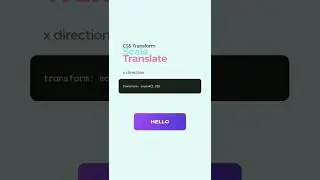 CSS Tutorial 2022 : Transform Property in css 