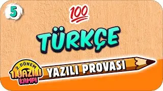 5.Sınıf Türkçe 2.Dönem 1.Yazılıya Hazırlık | 2022 📝