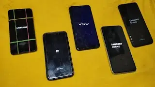 5 android mobile phone reboot speed test / guess who win the reboot speed test samsung, mi, vivo