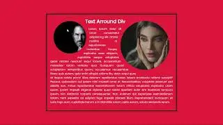 How To Wrap Text Around Circle or Image Using Css | Wrap Text Around Div Using Css | Wrap Text Css