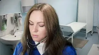 ASMR Медосмотр пугливого пациента АСМР Role play (Ролевая игра)