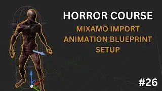 How To Make A Horror Game In Unreal Engine 5 | AI Character Animation Blueprint | Part 26