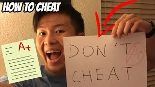 HOW TO CHEAT ON A TEST (EASY METHODS) | itsYoung