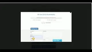 Booking aplication - Web services onClick