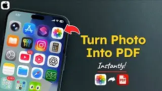 Turn Any Photo into a PDF on iPhone Instantly 