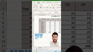 Double header in Excel 