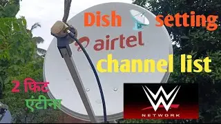 DISH 📡 setting || channel list || 2 feet dish antenna|| 21.08.2024