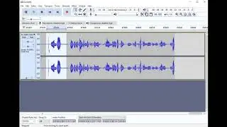 How to record an Audio Book using Audacity - a very basic guide