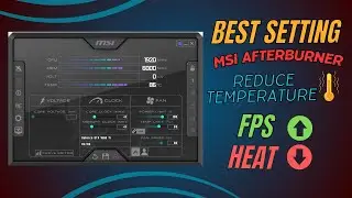 How to Reduce Your GPU Temperature | GTX 1660ti Under-volt | Msi Afterburner Setting | Fans Curve |