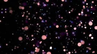 Purple Bokeh Lights And Fairy Dust particles 4K | Video Effects