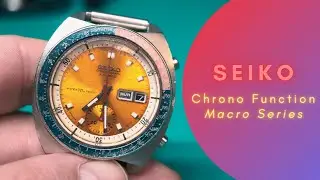 Seiko - 6139 - Macro Shot of the Chronograph Function
