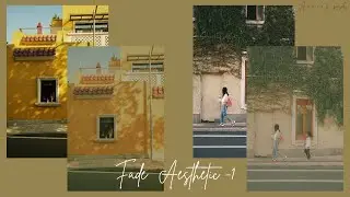 Fade aesthetic | Lightroom tutorial