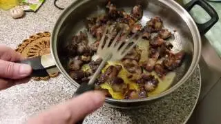 Вкусный плов из куриных желудочков