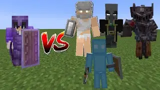 Me Vs Salmon's Genesis Bosses - Minecraft Mob Battle