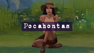 The Sims 4: CAS | Modern Pocahontas