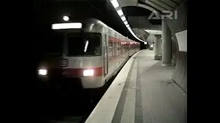 1993 Flughafen S-Bahn ET 420 Führerstandsmitfahrt Echterdingen Rohr Stuttgart-Vaihingen