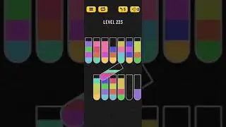 Water Sort Puzzle Level 223 Walkthrough Solution Android/iOS 💦