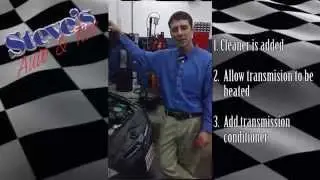 What happens during a transmission fluid exchange