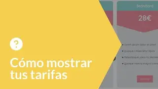 AyudaPanel | Cómo mostrar tus tarifas de precios