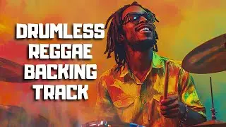 Drum Practice Reggae Backing Track - 87 BPM (No Drums) - Drumless Song For Drummers (Metronome)