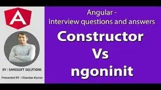 constructor vs ngoninit: difference between constructor vs ngoninit